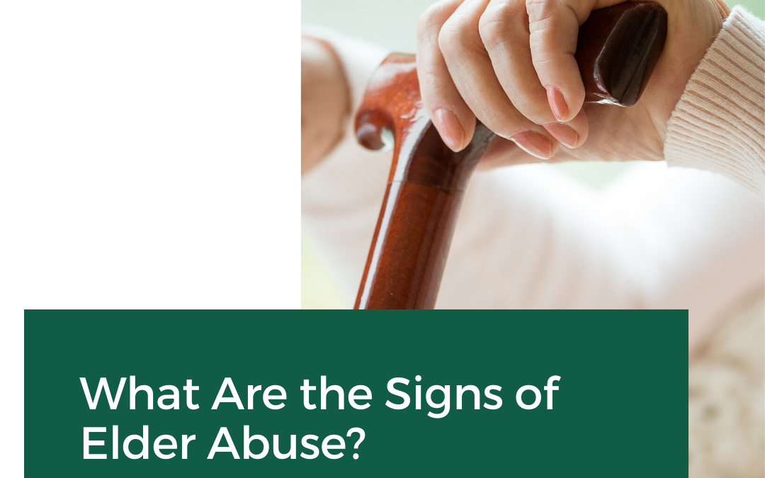 What Are the Signs of Elder Abuse?